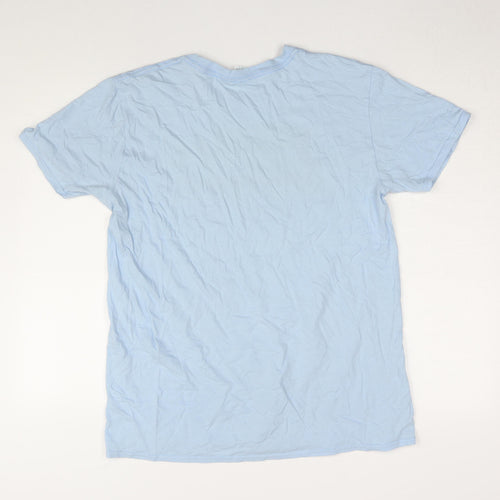 Gildan Men's Blue Oasis Band T-Shirt Size L