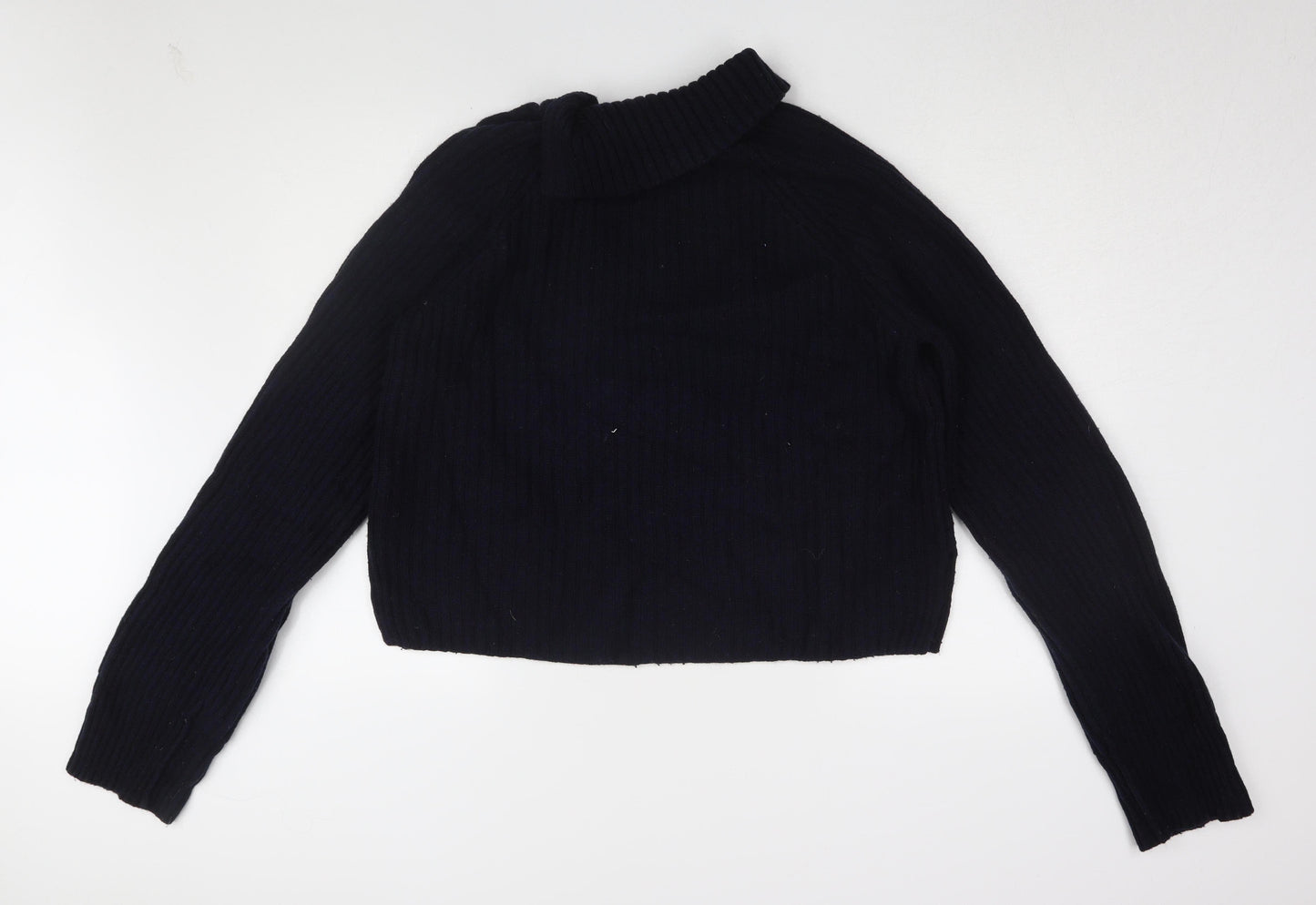 Arket Women's Black Medium Collared Pullover Jumper