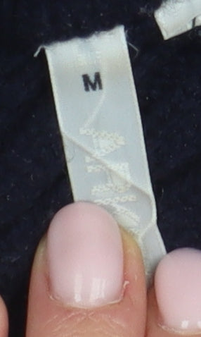 Arket Women's Black Medium Collared Pullover Jumper