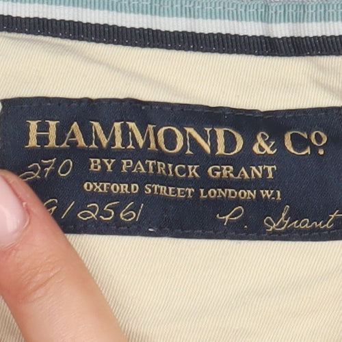 Hammond & Co Men's XL Blue White Striped T-Shirt
