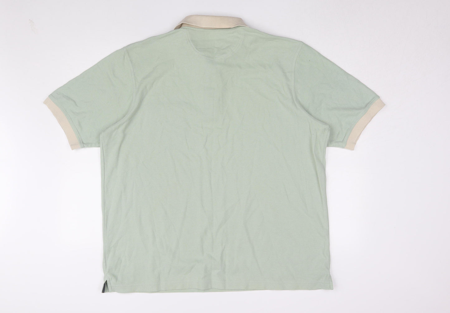 Farah Men's Green 2XL Short Sleeve Polo Shirt