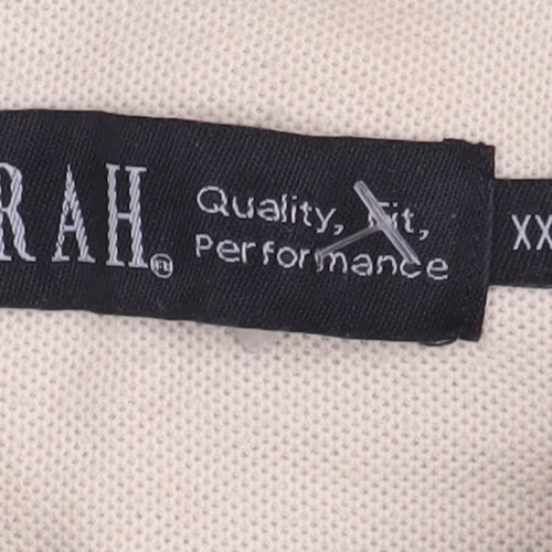 Farah Men's Green 2XL Short Sleeve Polo Shirt