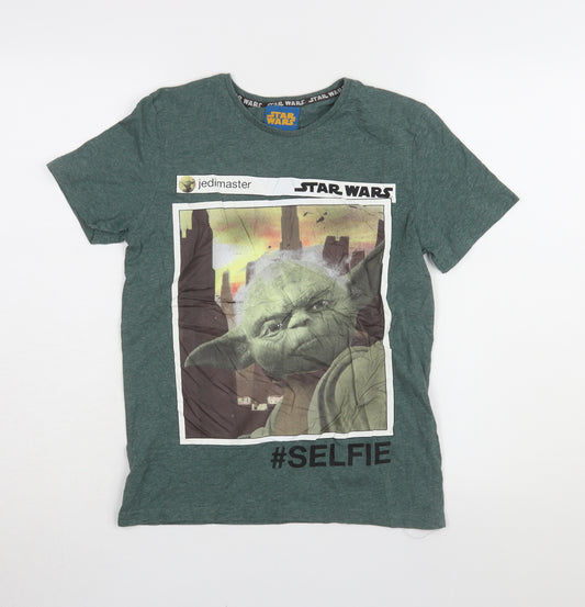 Marks and Spencer Boys Green Star Wars T-Shirt 11-12 Years