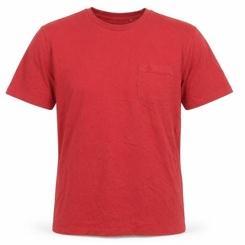 Penguin Men's Red Polka Dot Short Sleeve T-Shirt L