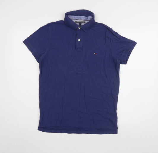 Tommy Hilfiger Men's Blue Slim Fit Polo M