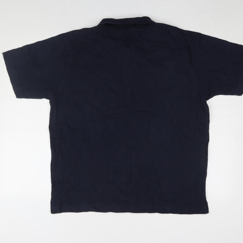 Kappa Men's Blue Polo Shirt Large