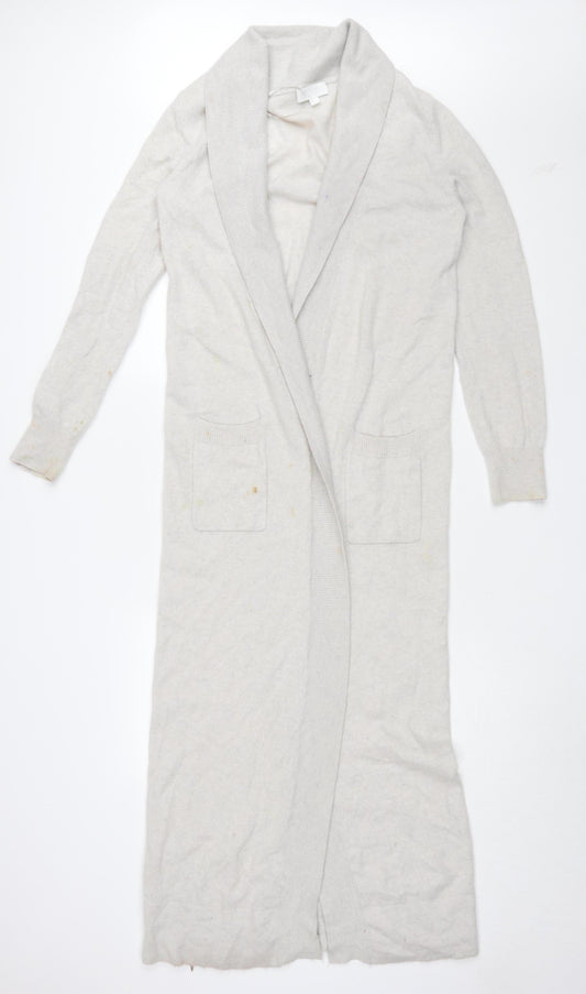 The White Company Women's Beige S Cashmere Cardigan