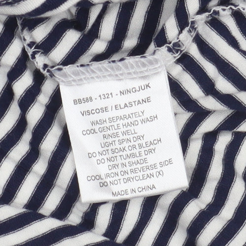 Betty Basics Women's Striped T-Shirt Dress, Size 12