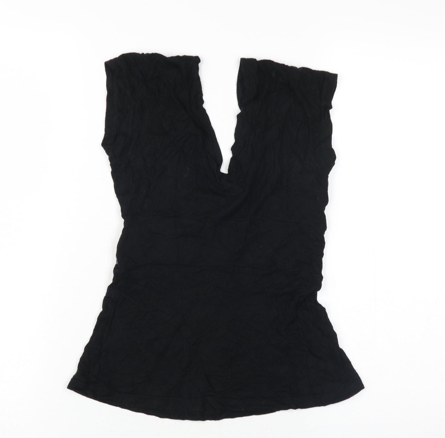 Warehouse Women’s Black V-Neck Sleeveless Top
