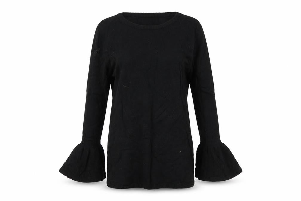 Front view of Apricot Women's Black jumper, size 8