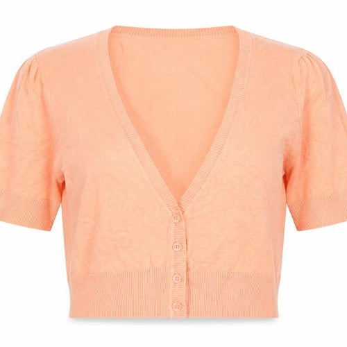 New Look Women's Orange Cardigan, Size 10, V-Neck Style