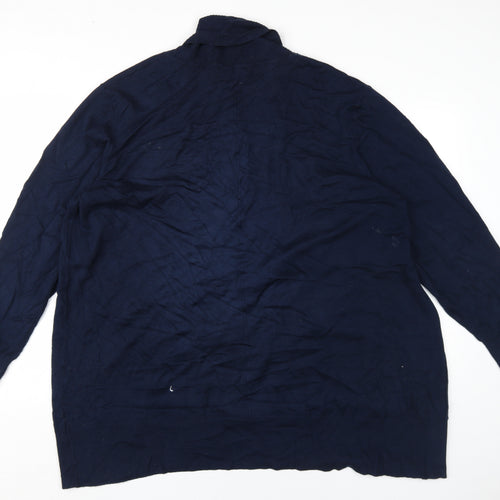 Marks and Spencer Women's Blue Cardigan XL Casual Knit