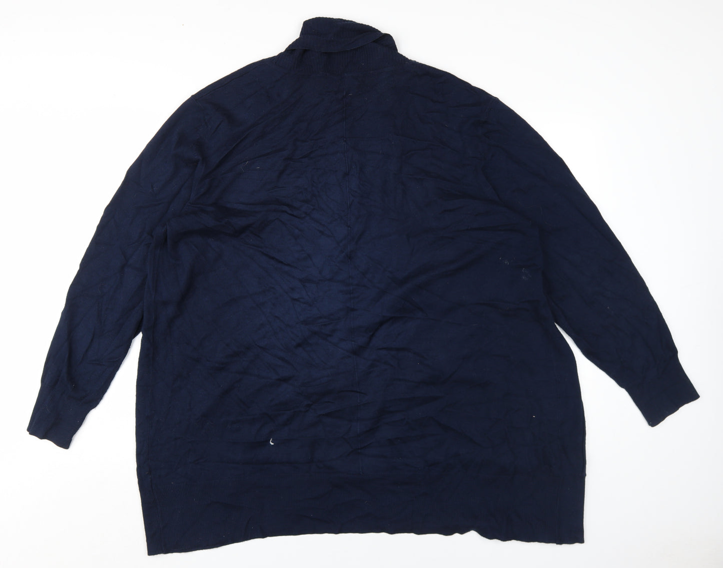 Marks and Spencer Women's Blue Cardigan XL Casual Knit
