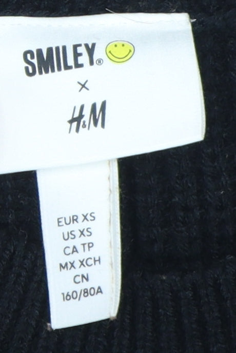 H&M Unisex Black Sleeveless Vest XS