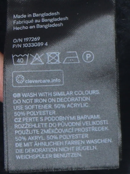 H&M Unisex Black Sleeveless Vest XS