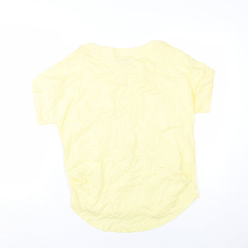 Next Women's Yellow Basic T-Shirt, Size 10, Casual