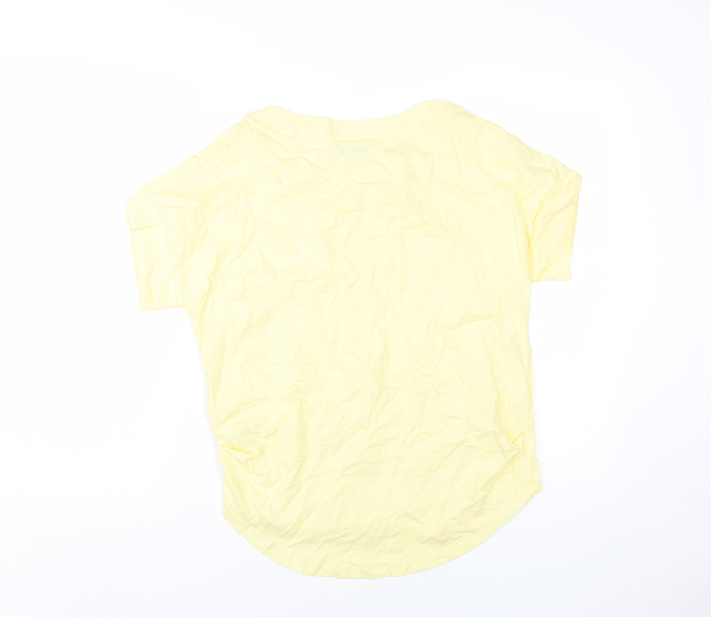 Next Women's Yellow Basic T-Shirt, Size 10, Casual