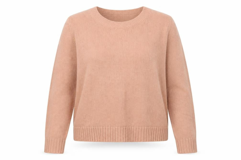 Front view of H&M Women's Beige jumper, size M
