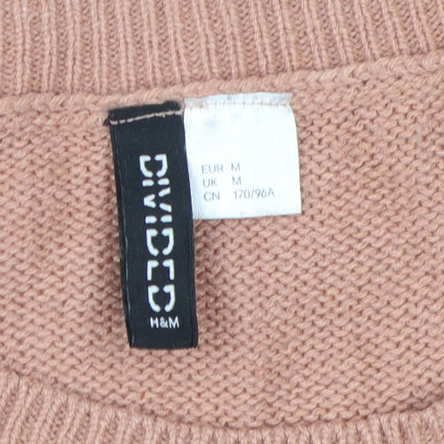 H&M Women's Beige Pullover Jumper, Size M