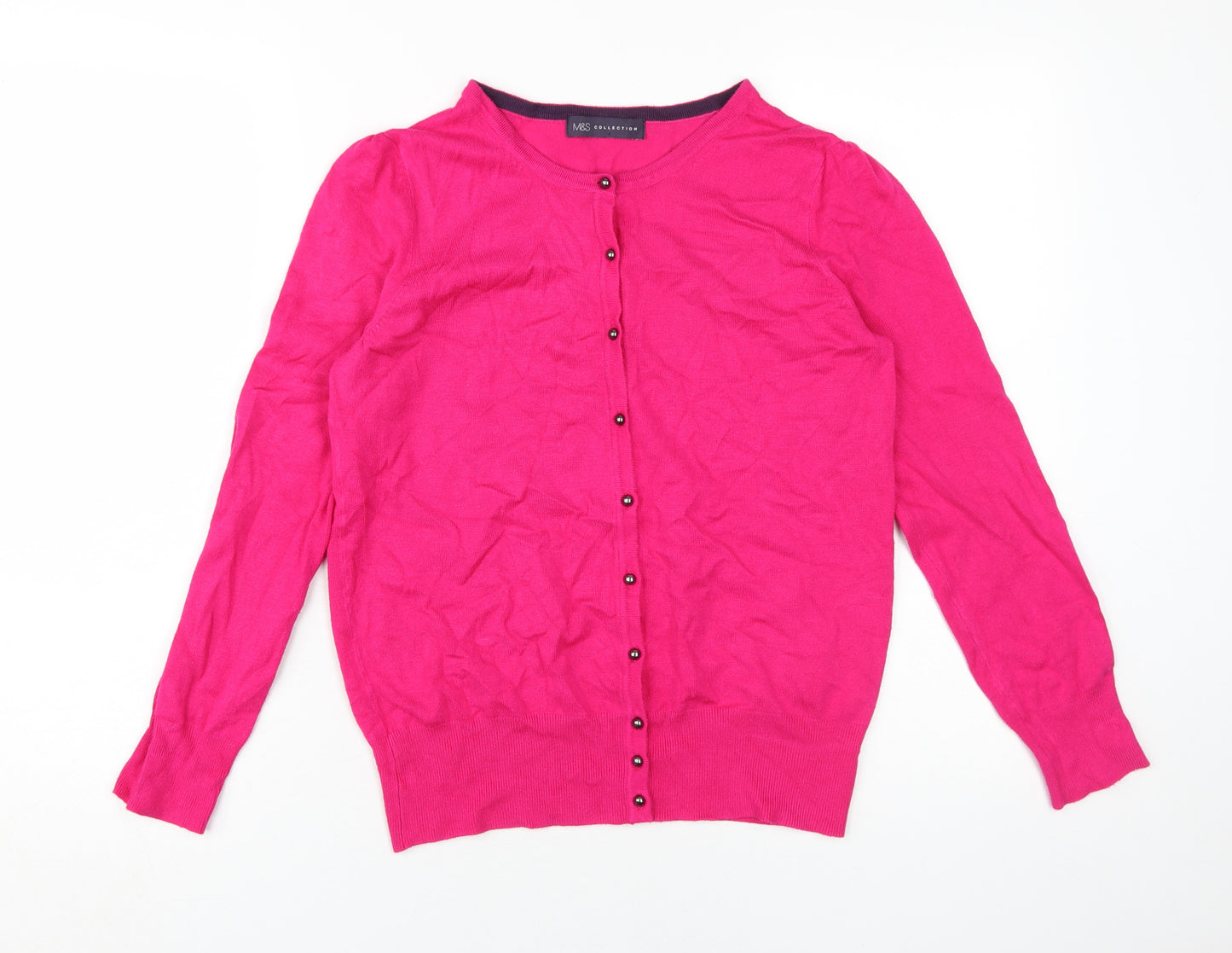 Marks and Spencer Women's Pink Cardigan Size 12