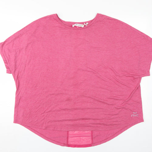 nvc Pink Women's 2XL Relaxed T-Shirt, Lightweight & Soft
