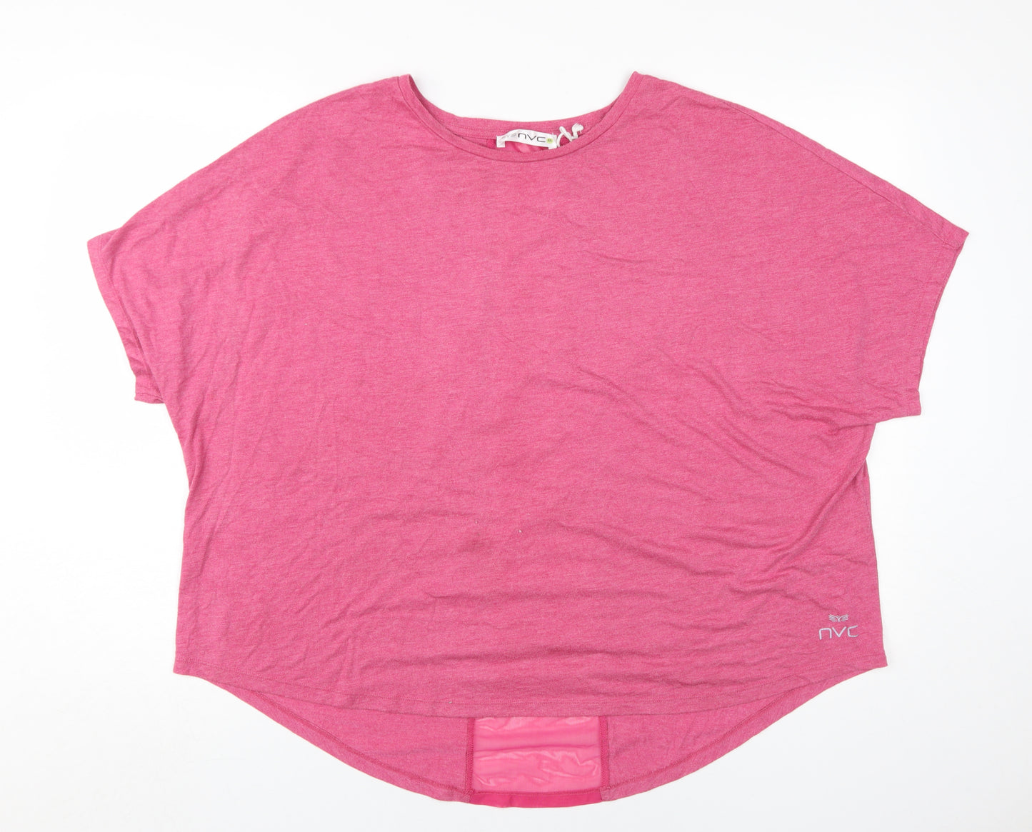 nvc Pink Women's 2XL Relaxed T-Shirt, Lightweight & Soft