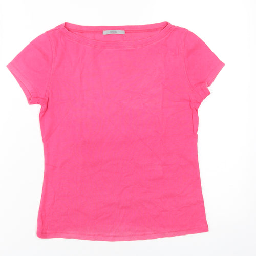 Marks and Spencer Women's Pink Size 10 Basic T-Shirt