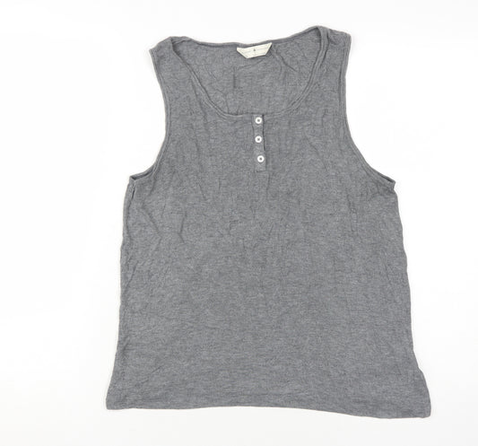 Marks and Spencer Women's Grey Tank Top, Size 16