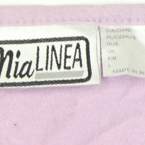 Mia Linea Women's Plus Purple 3/4 Sleeve T-Shirt Size 26/28