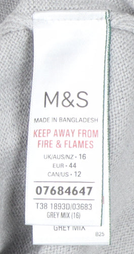Marks and Spencer Women’s Grey Pullover Jumper