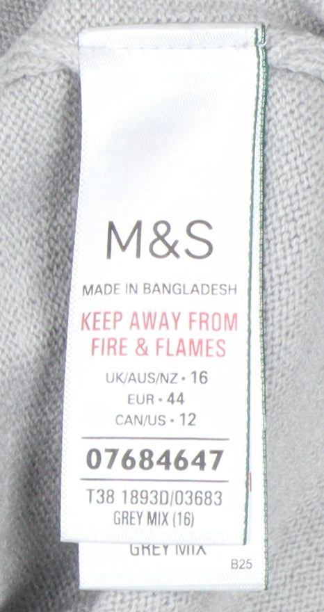 Marks and Spencer Women’s Grey Pullover Jumper
