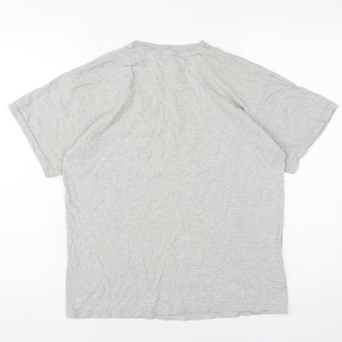 Love Unisex Grey M Casual Cotton T-Shirt
