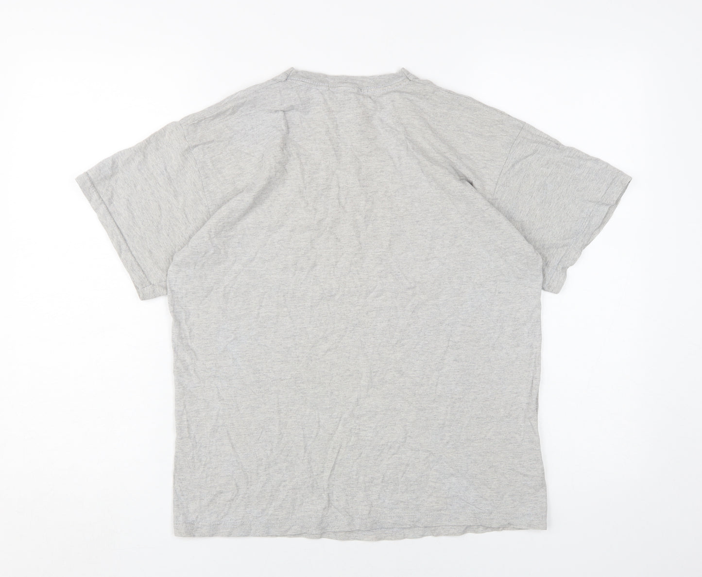 Love Unisex Grey M Casual Cotton T-Shirt