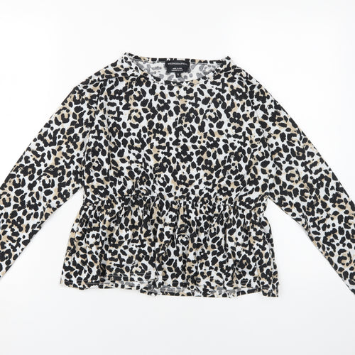 Wednesday's Girl Women's Animal Print Blouse S
