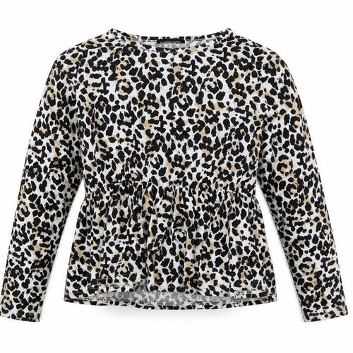 Wednesday's Girl Women's Animal Print Blouse S