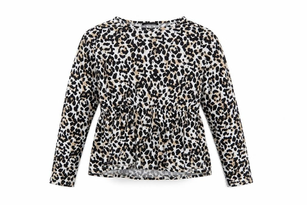 Wednesday's Girl Women's Animal Print Blouse S