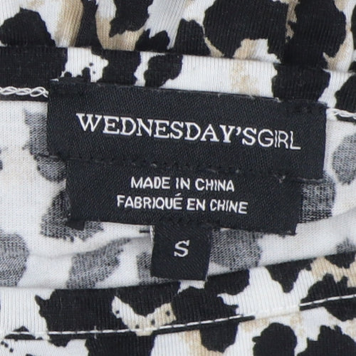 Wednesday's Girl Women's Animal Print Blouse S