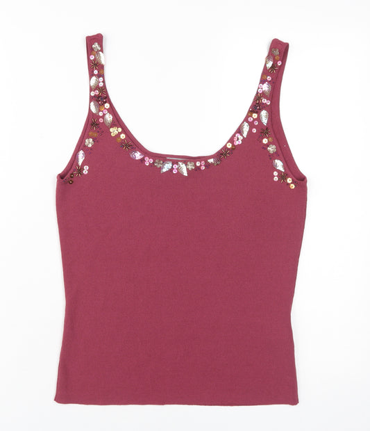 Wallis Women’s Pink Embroidered Camisole Size 12