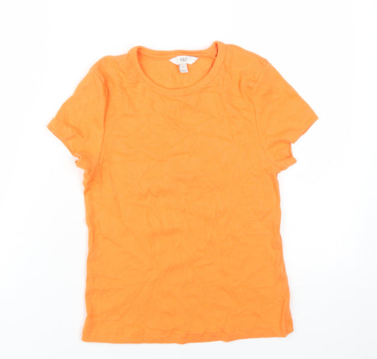 Marks and Spencer Orange Women's Size 12 T-Shirt