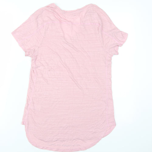 Next Women's Pink V-Neck T-Shirt Size 8