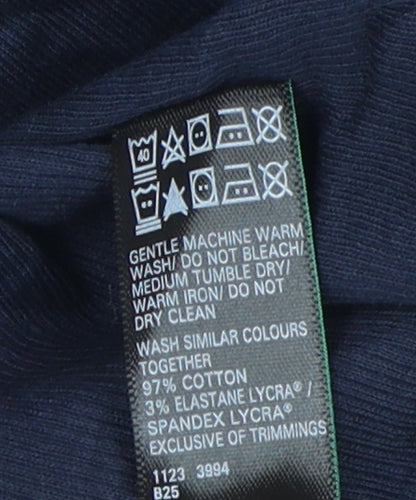 Marks and Spencer Women's Blue Jersey Tank Top Size 20