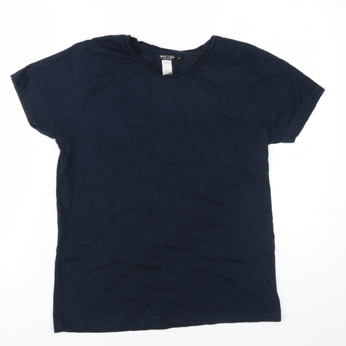 Nasty Gal Women's Navy T-Shirt XL Casual Cotton