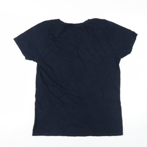 Nasty Gal Women's Navy T-Shirt XL Casual Cotton