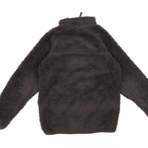 Mountainlife Boys Black Fleece Jacket Size 146 Full Zip