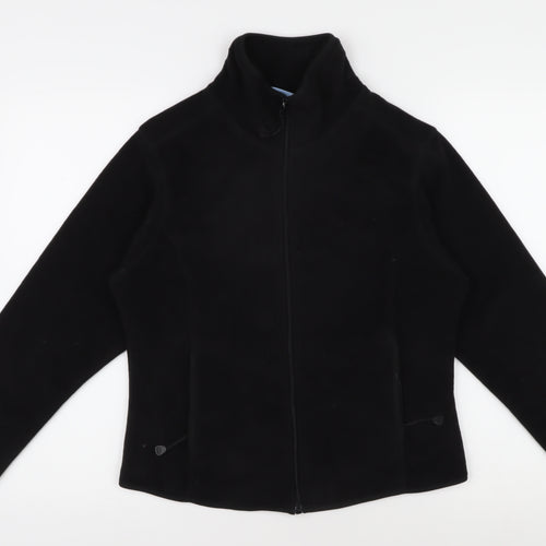 Blue Max Women's Black Microfleece Jacket Size 14
