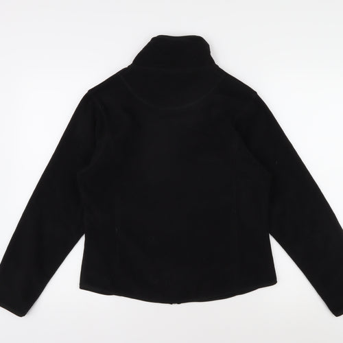 Blue Max Women's Black Microfleece Jacket Size 14