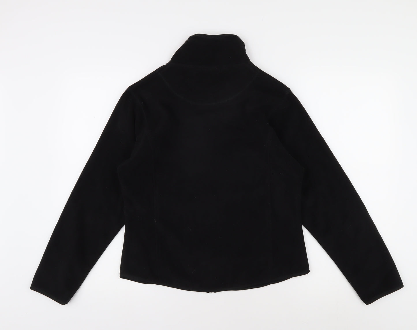 Blue Max Women's Black Microfleece Jacket Size 14
