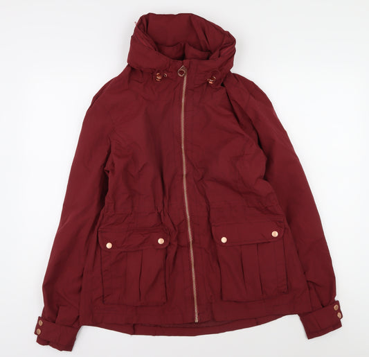 Regatta Women's Red Parka Jacket Size 14