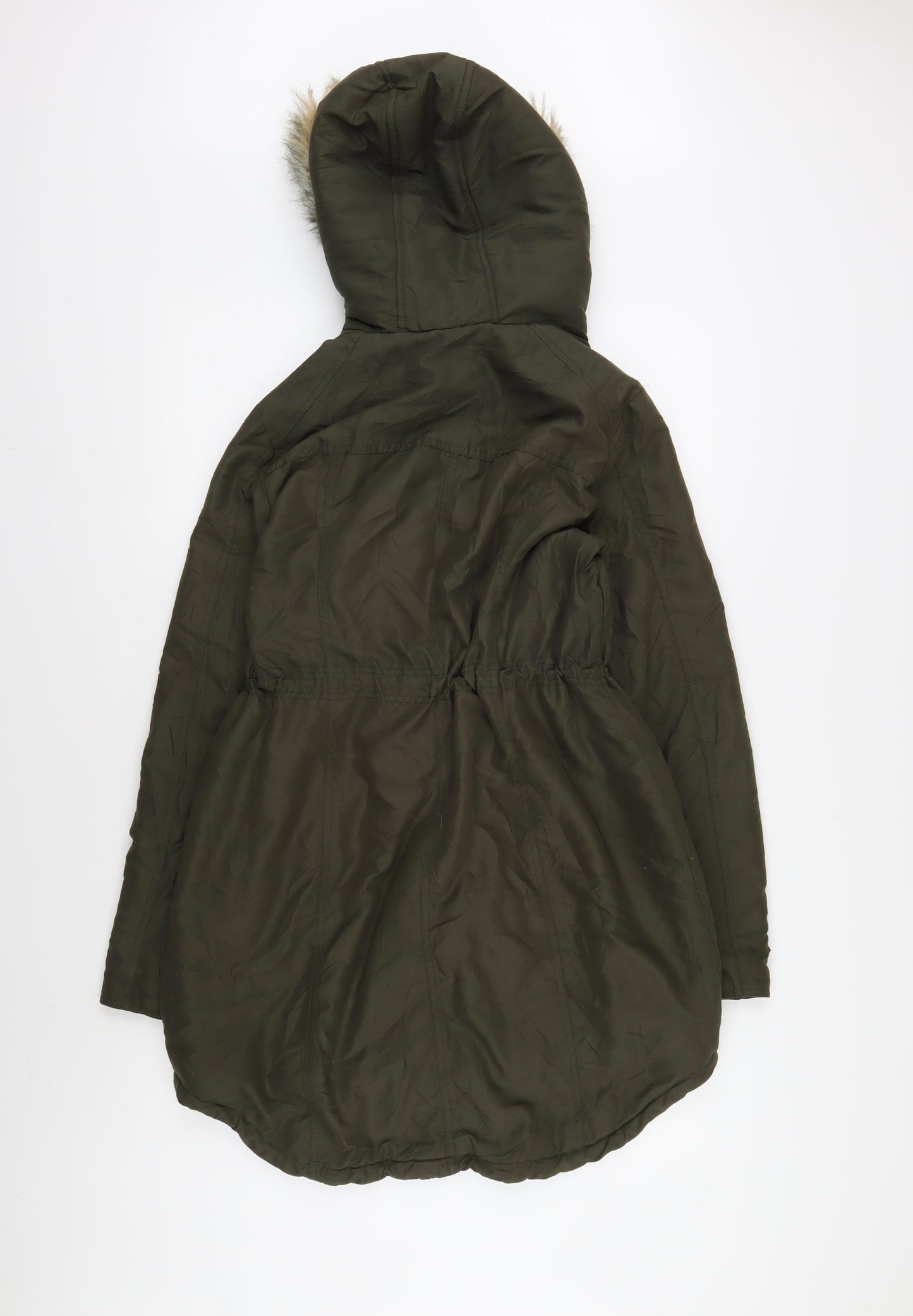 Dorothy Perkins Women's Green Parka Size 12