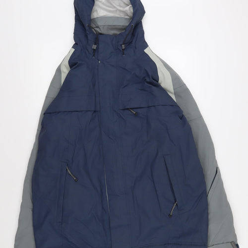 Marks and Spencer Men's Blue Hooded Parka M
